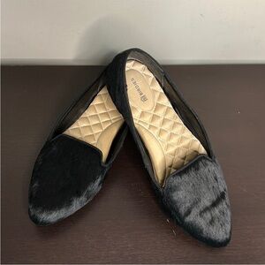 Birdies The Starling Black Vegan Velvet
Round Toe Flat Smoking Slipper Sz 8.5